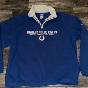 Reebok Indianapolis colts vintage men’s large quarter Zip Up Jack Sherpa